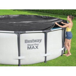Uždangalas 549 cm rėmo baseinui, bestway 58039 baseino uždangalas