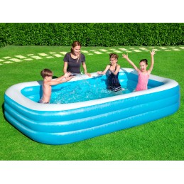 ? šeimos pripučiamas didelis baseinas bestway 305/183 cm + remonto komplektas?