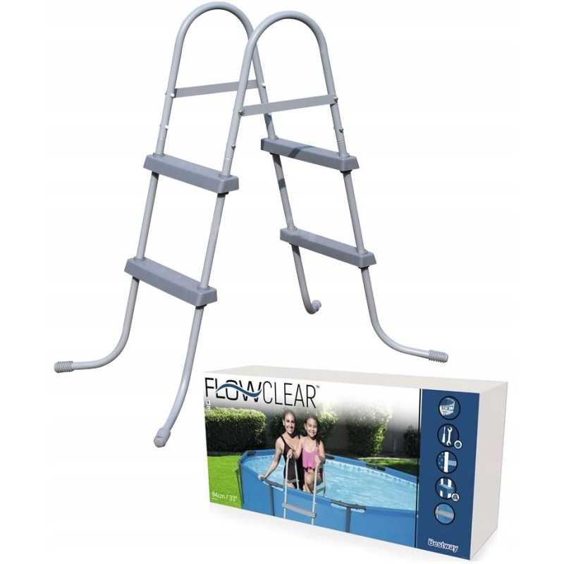 Bestway 58430 dvipusės baseino kopėčios, 84 cm