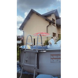 Apsaugos kopėčios 84 cm bestway 58430 baseinui