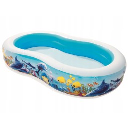 Pripučiamas baseinas su žuvimi 262 x 157 x 46 cm bestway 541