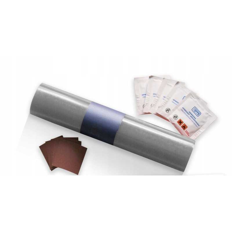 Remonto komplektas brezentams, pilkas, 220x32cm vasara