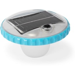 Dreifuojanti saulės baseino lempa