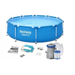 Sodo baseino rėmas 305x76 bestway siurblys