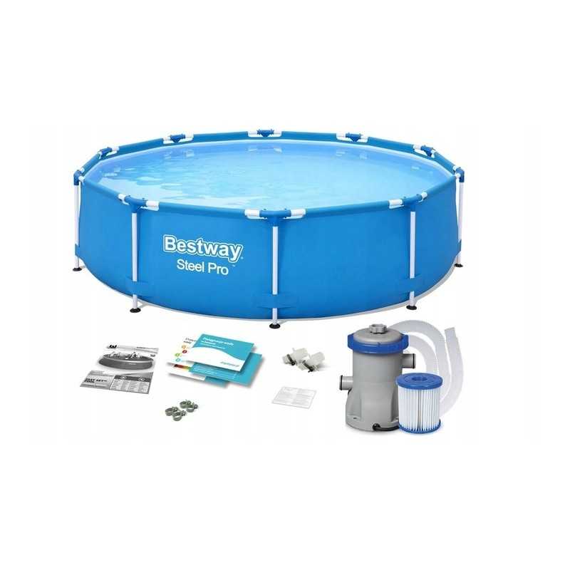 Sodo baseino rėmas 305x76 bestway siurblys