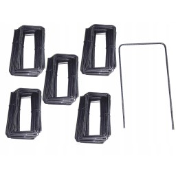 Plieniniai metaliniai kaiščiai agrotekstilei, agrotekstilei, kurmių tinkleliui ir kitiems tvirtinti - 500 vnt.