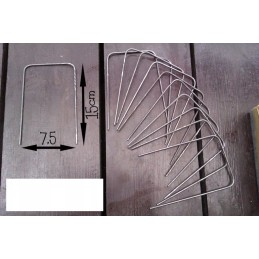 Plieniniai metaliniai kaiščiai agrotekstilei, agrotekstilei, kurmių tinkleliui ir kitiems tvirtinti - 500 vnt.