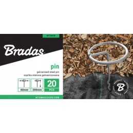 Cinkuoto metalo kaiščio "g" forma