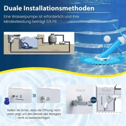 Automatinis baseino dulkių siurblys 64 x 47 x 35 cm