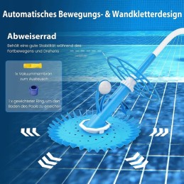 Automatinis baseino dulkių siurblys 64 x 47 x 35 cm