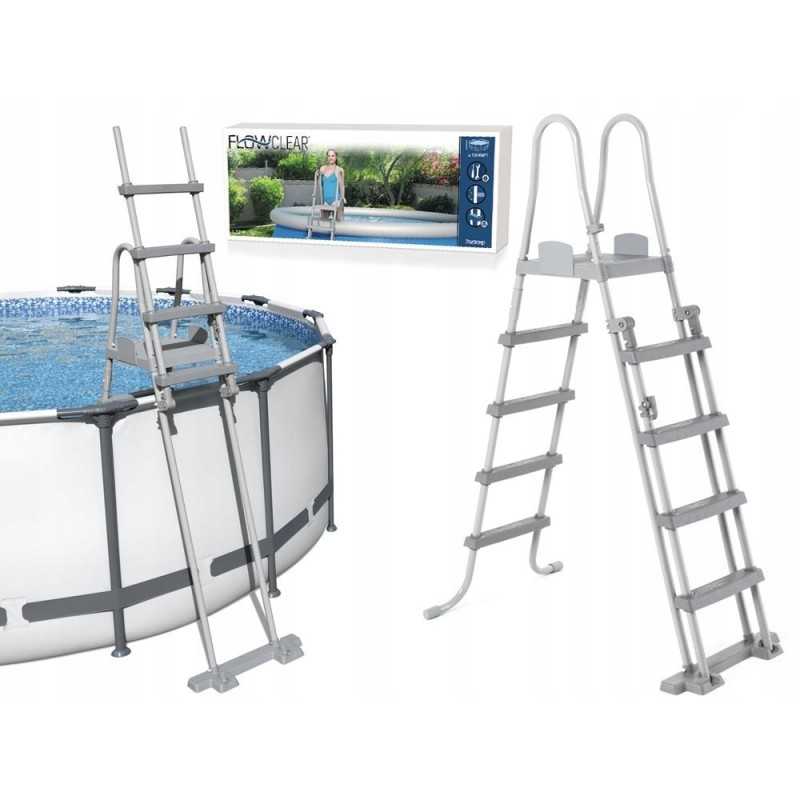 Bestway saugios baseino kopėčios 132cm 58332