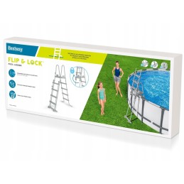 Bestway saugios baseino kopėčios 132cm 58332