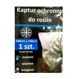 Žiemos apsauginis gaubtas, agrotekstilė, 100x160 cm