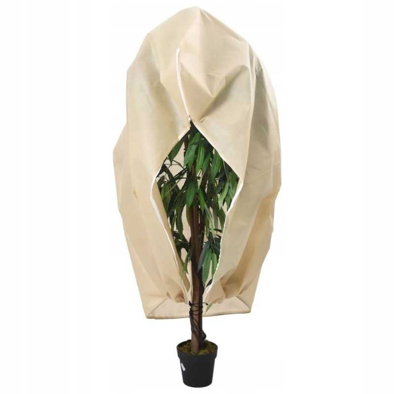 Apsauginis gaubtas augalams su užtrauktuku 70 g m2 2 36x2 m