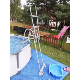 Bestway 58330 baseino kopėčios 107 cm, 3 laipteliai