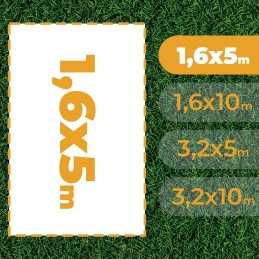 ☘️Agrotekstilės spyruoklinis kilimėlis 17g storio tvirtas atsiliekantis 5x1,6m balta danga☘️