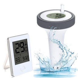 Plaukimo baseino termometras, belaidis, atsparus vandeniui