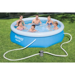 Išplečiamasis sodo baseinas 305x76 bestway 9in1 komplektas