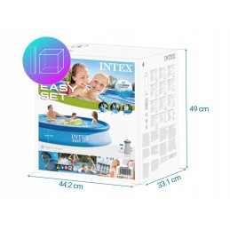 Sodo baseino 366x76 išplėtimas su siurbliu intex 28132 modelis 2024
