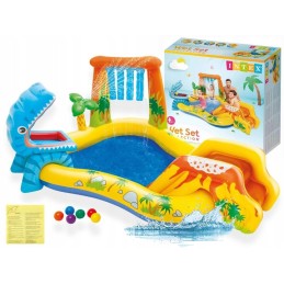 Sodo baseinas, vandens žaidimų aikštelė, čiuožykla, pilis