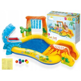 Sodo baseinas, vandens žaidimų aikštelė, čiuožykla, pilis