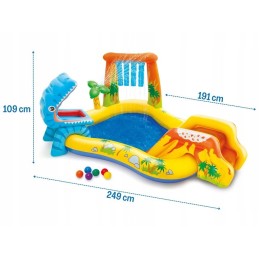 Sodo baseinas, vandens žaidimų aikštelė, čiuožykla, pilis