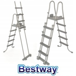 Dvipusės baseino kopėčios 132 cm bestway
