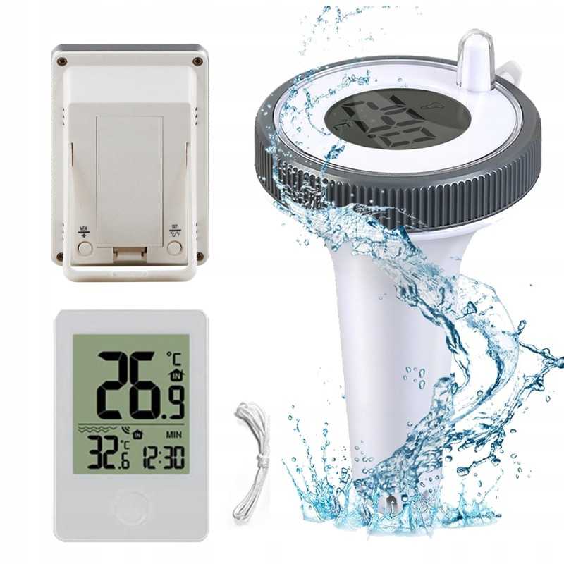 Baseino termometras bevielis vandens temperatūros matavimas IP67 premium