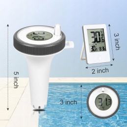 Baseino termometras bevielis vandens temperatūros matavimas IP67 premium
