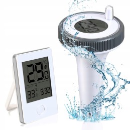 Skaitmeninis baseino termometras Skaitmeninis baseino termometras LCD ekranas IP67