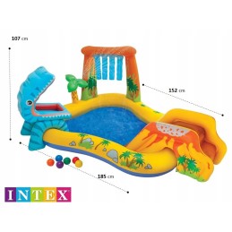 Intex vandens žaidimų aikštelė, dinozaurų baseino čiuožykla