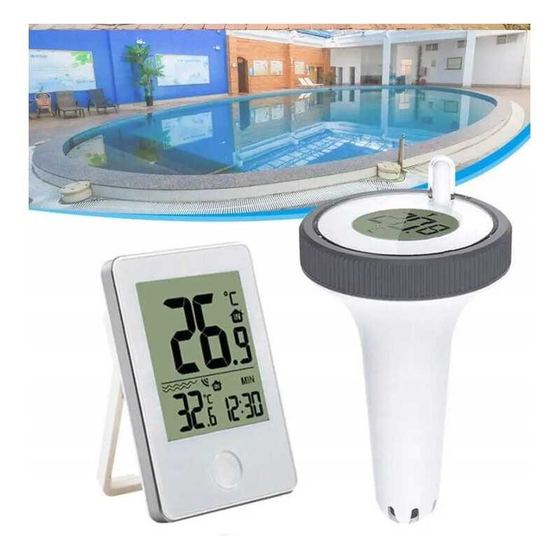 Baseino termometro drėgmės monitoriaus plūduriuojantis skaitmeninis detektorius IP67
