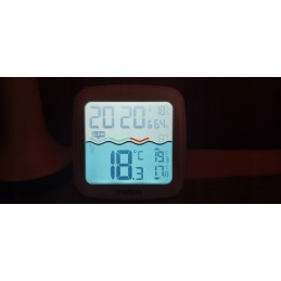 Baseino termometro drėgmės monitoriaus plūduriuojantis skaitmeninis detektorius IP67