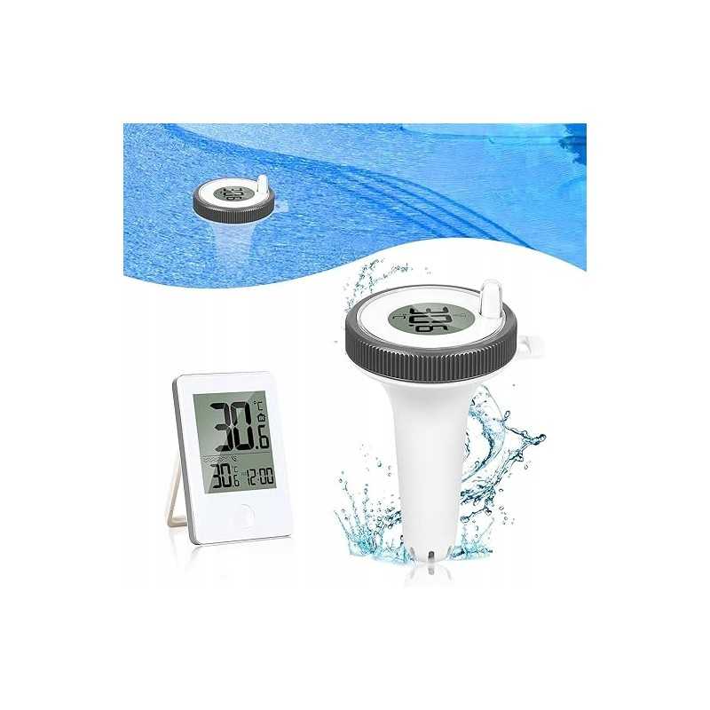 Plaukiojantis baseino termometras, oro stotis, IP67 atsparus vandeniui