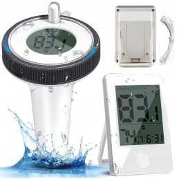 Meteorologinė stotis su baseino termometru ir belaidžiu drėgmės monitoriumi