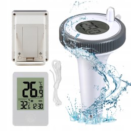 Baseino termometras IP67 lengvai nuskaitomas, tinka žuvų tvenkiniams