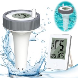 Baseino termometro drėgmės monitoriaus plūduriuojantis skaitmeninis detektorius