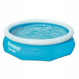 Bestway pripučiamas baseinas greito komplekto apvalus 305x76 cm 57266