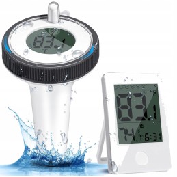 Plaukiojantis baseino termometras, oro stotis, vandens temperatūros matuoklis