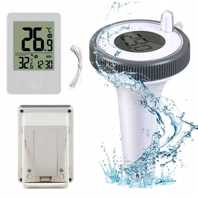 Baseino termometro vandeniui atsparios belaidžio drėgmės monitoriaus baterijos