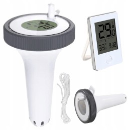 Baseino termometro vandeniui atsparus IP67 ekranas lengvai skaitomas