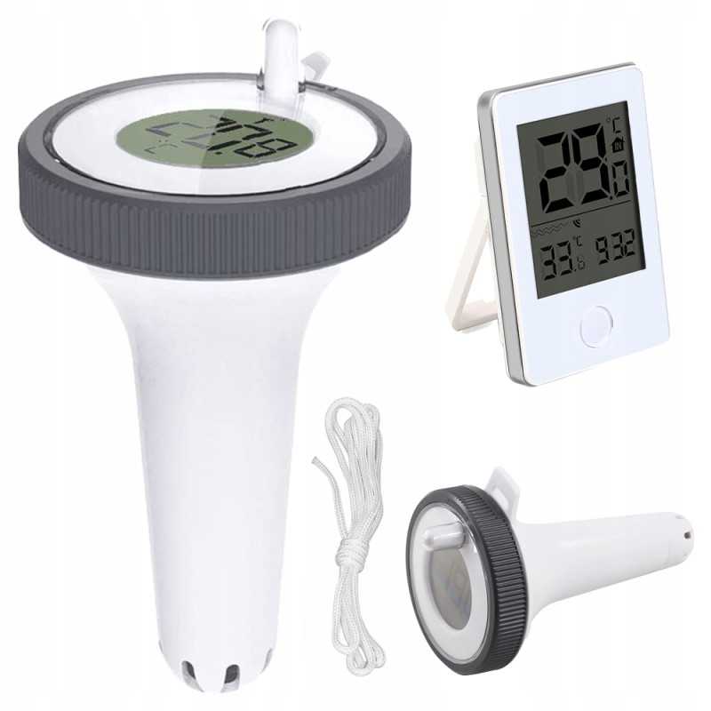 Baseino termometro vandeniui atsparus IP67 ekranas lengvai skaitomas