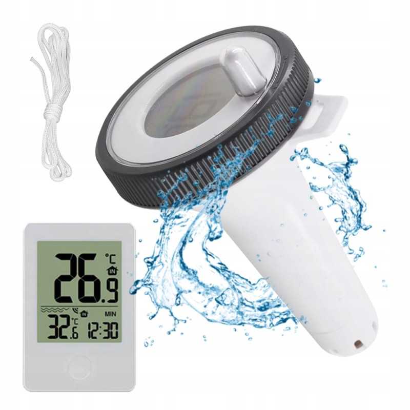 Baseino termometras ip67 vandeniui atsparus plūduriuojančių žuvų tvenkinio termometras