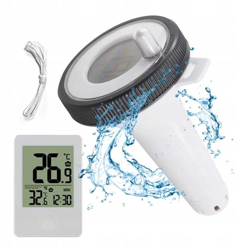 Baseino termometro drėgmės monitoriaus plūduriuojantis skaitmeninis detektorius IP67