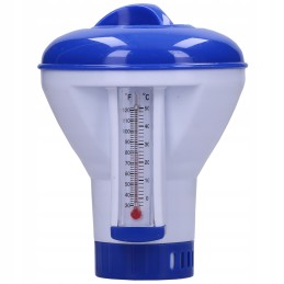 10in1 chloras baseinui 5kg 20g daugiafunkcinis tablečių plūduras su termometru