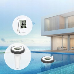 Plaukiojantis termometras belaidis skaitmeninis IP67 termometras baseinui ir vonioms