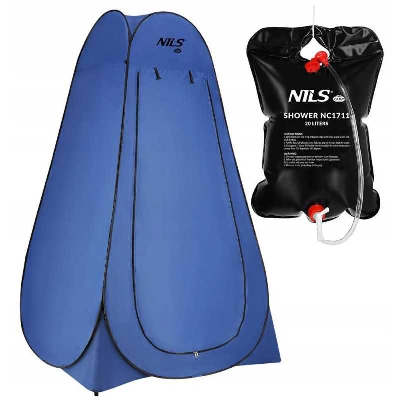 Nešiojama persirengimo kambarys turistinė palapinė stovyklavimo dušas 20 l