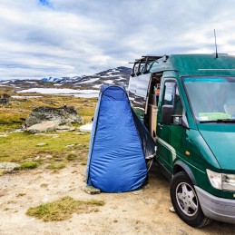 Nešiojama persirengimo kambarys turistinė palapinė stovyklavimo dušas 20 l