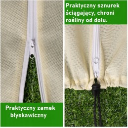 Apsauginis gaubtas krepšys augalų užvalkalas 250x360cm