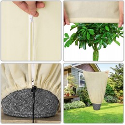 Apsauginis gaubtas krepšys augalų užvalkalas 250x360cm